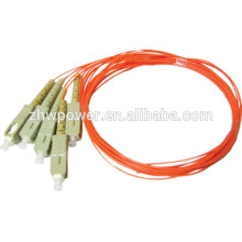 Telecomunicação nível 900um / 2.0mm / 3.0mm SC multimodo fibra ótica pigtail direto comprar China